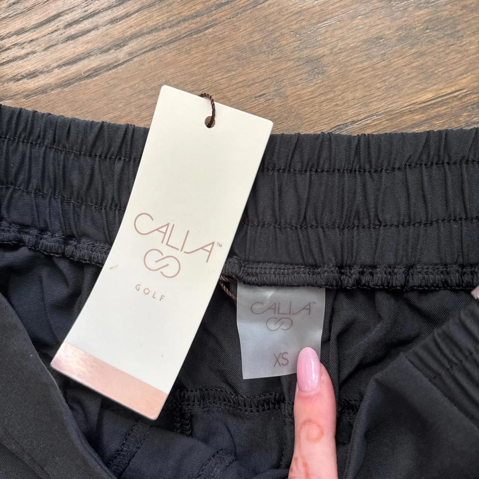 NWT Calia Women's Black Golf Shorts Size XS - Image 2