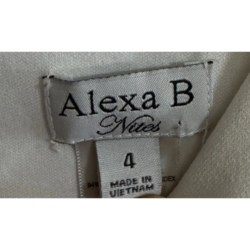 Chic Alex B. Nites Women Jumpsuit Size 4 Stretch Elastic Waist‎ Floral Fairycore Black - Image 7