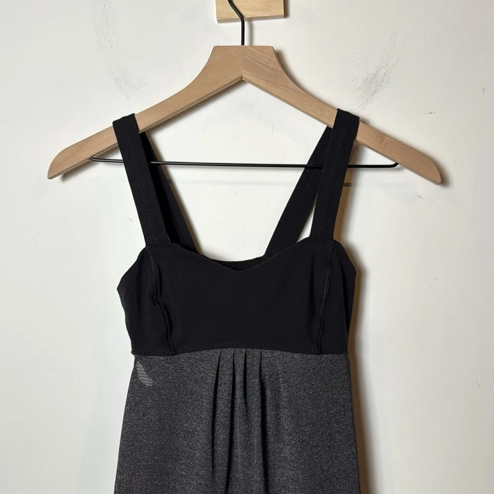 Lululemon Run: Back on Track Tank Black/Heathered Gray Women's - Image 2