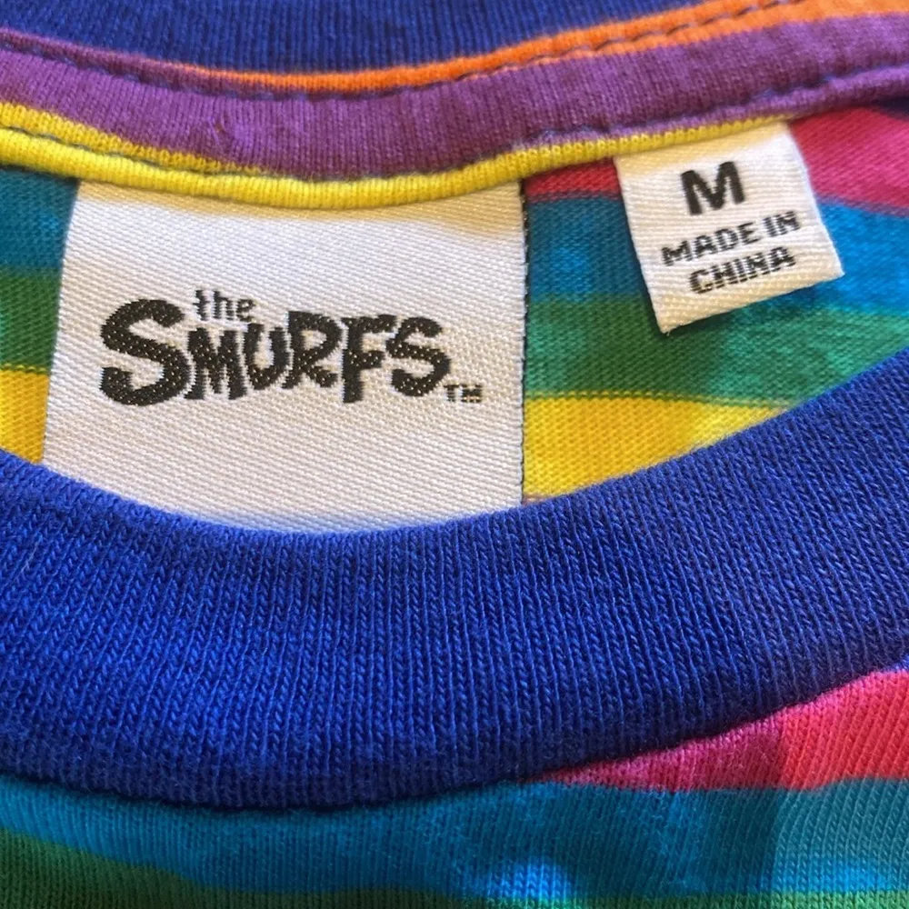 Smurfs Cotton Multi Stripe Short Sleeve T - Image 3