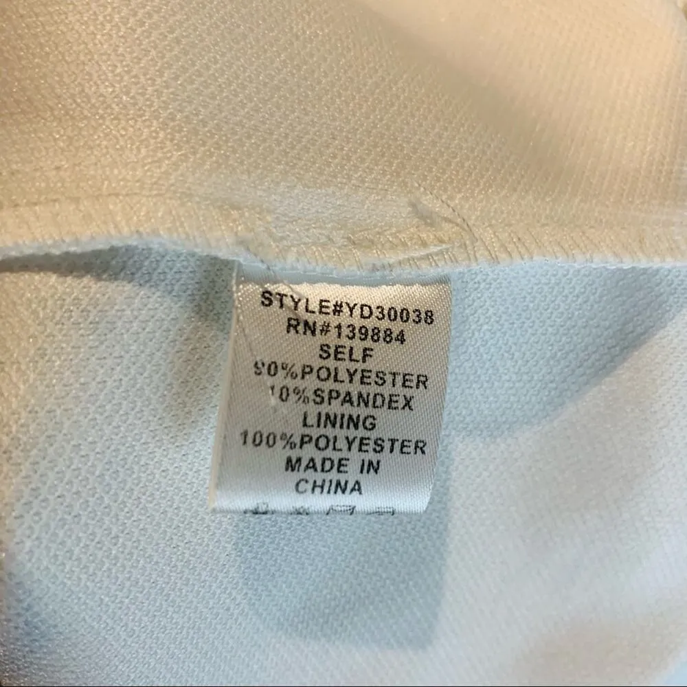 Tropical Body Con Dress Peekaboo Sz Small - Image 11