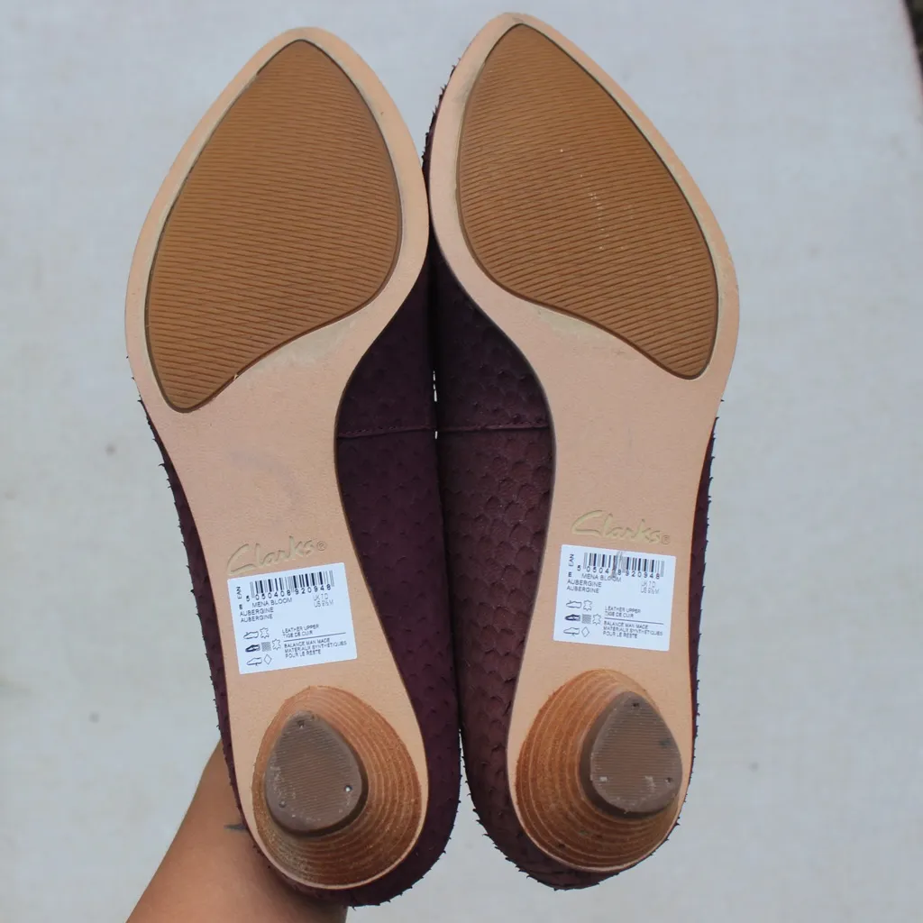 Clarks Women's Mena Bloom Cushion Plus Heels Sz 9.5 - Image 7