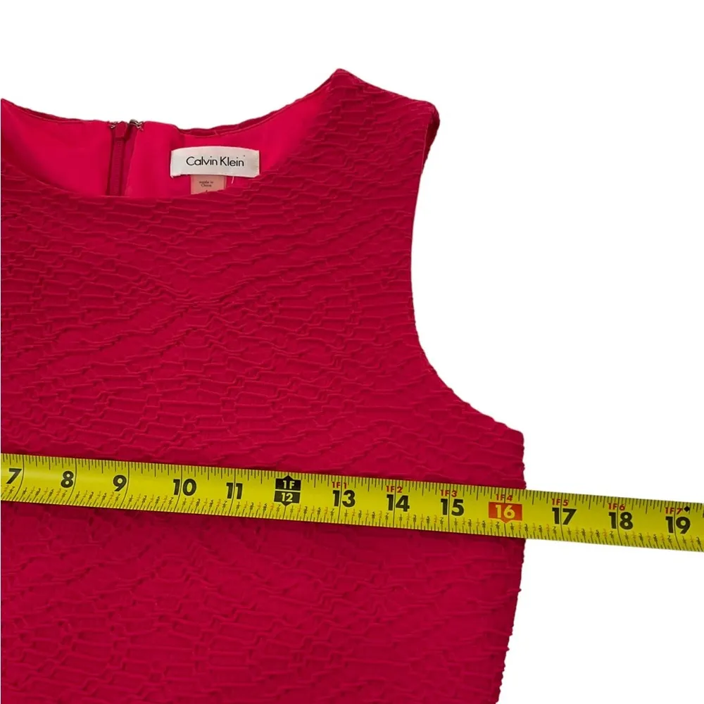 Calvin Klein Women’s Size 4 Bodycon Sheath Dress Pink #11•4 - Image 8