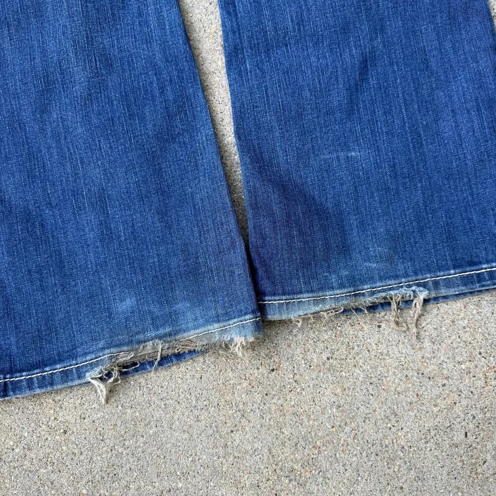 Ariat REAL 32L Spitfire Mid Rise Stretch Original Boot Cut Jeans 10011683 - Image 9