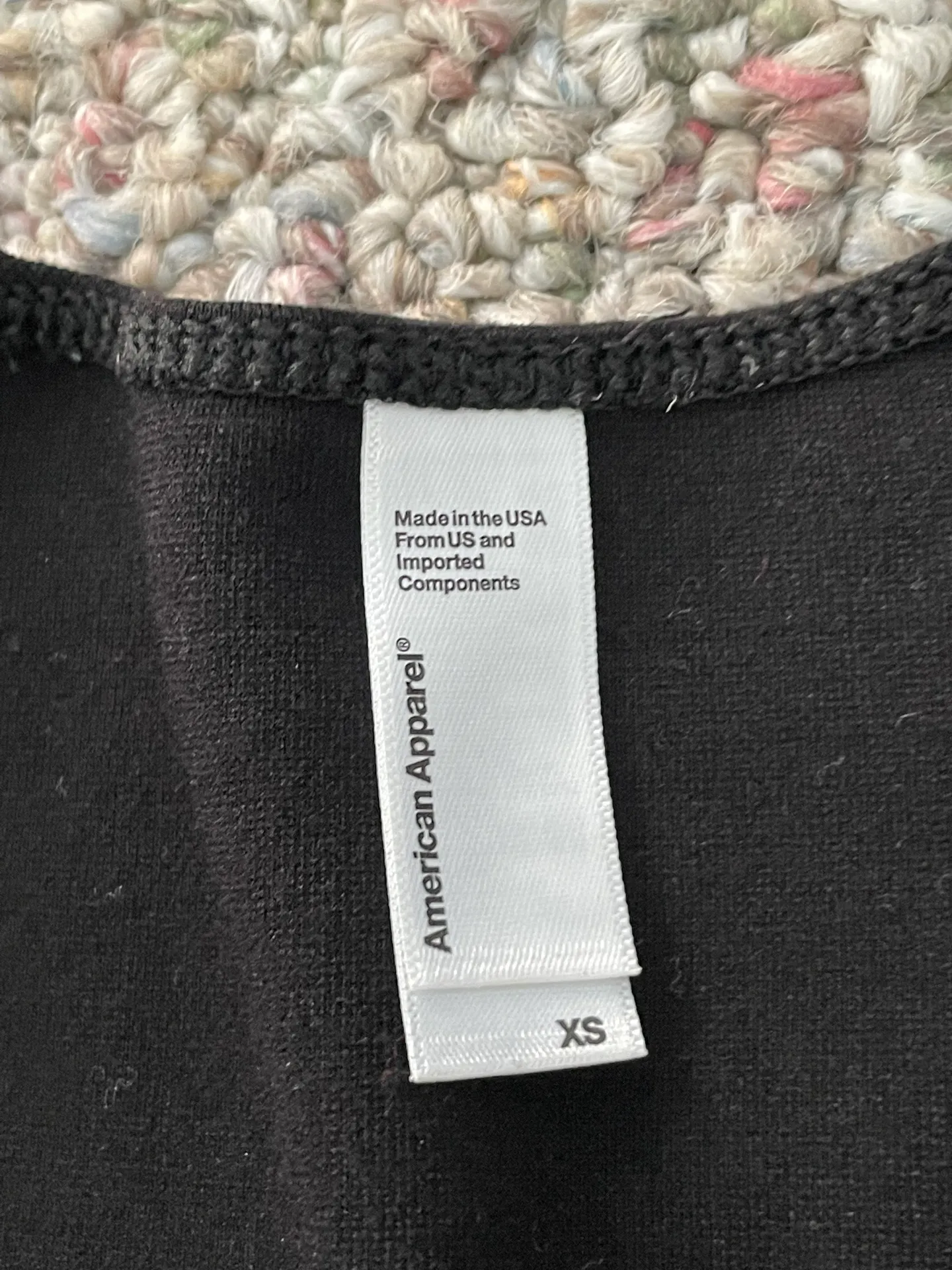 Black Long Sleeve Crop Top - Image 4