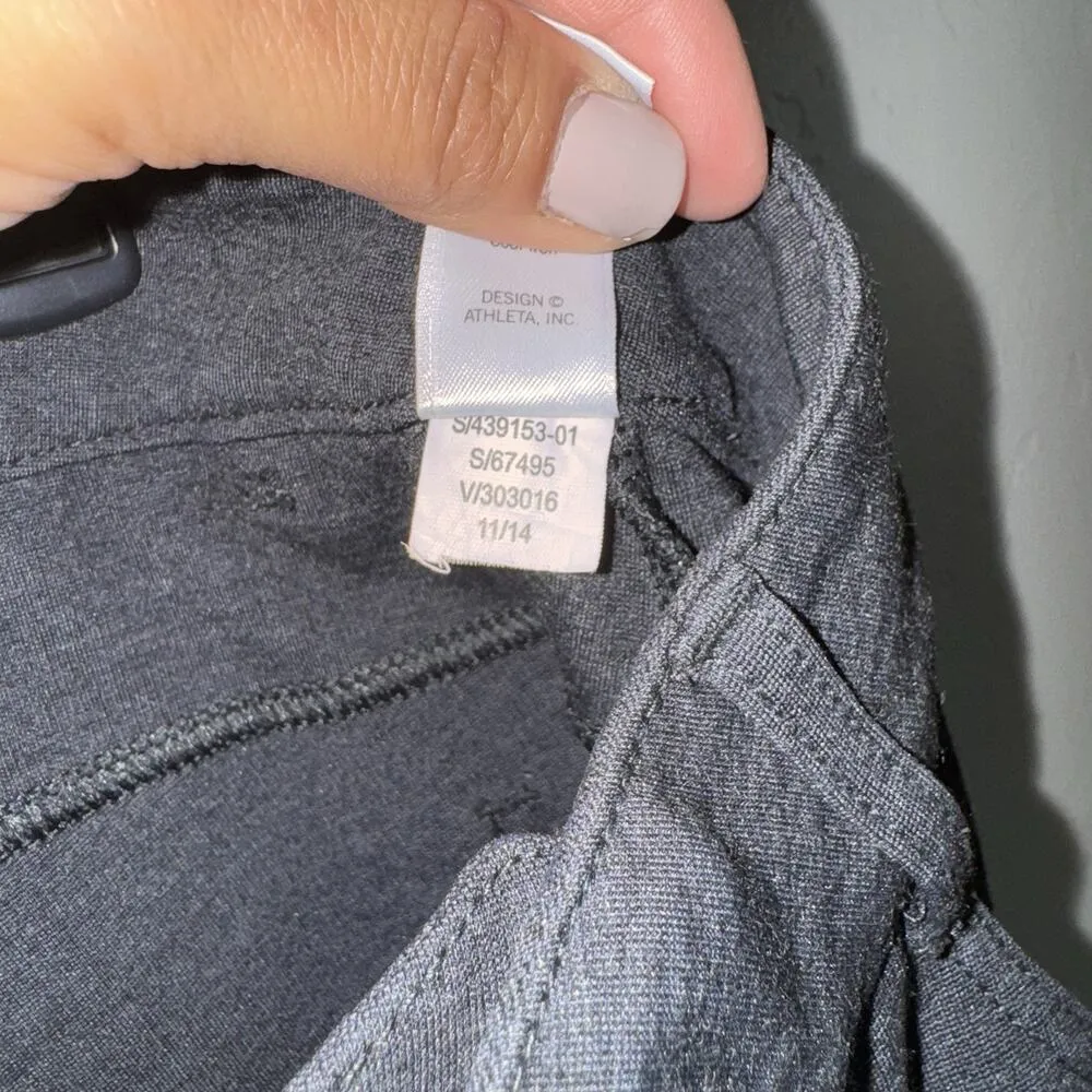 Athleta Ponte Skinny Pant Viscose Nylon Stretch 439153 Charcoal Grey Womens 6 - Image 7