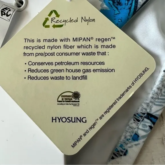 Red Carter Blue Floral Cheeky Bikini Swimsuit Bottoms size‎ XS NWT - Image 4