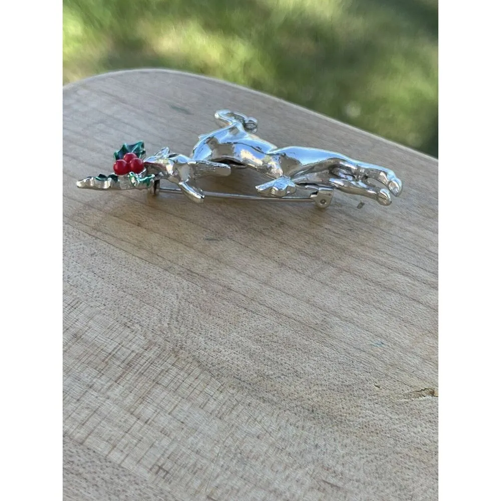 Vintage 1990's Brooch Pin‎ Silver - Image 3