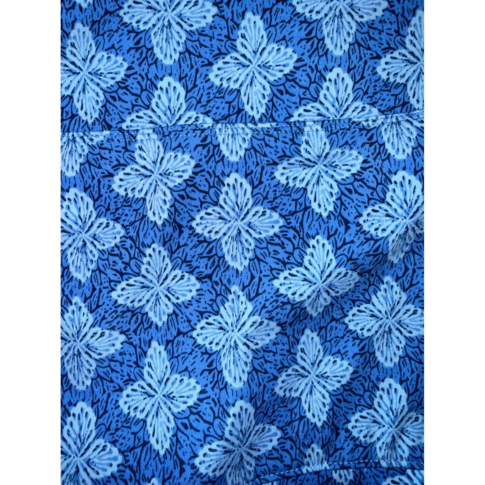 Sigrid Olsen Golf Tennis Skirt Butterfly Print Blue Athletic Skort Women Size S - Image 3