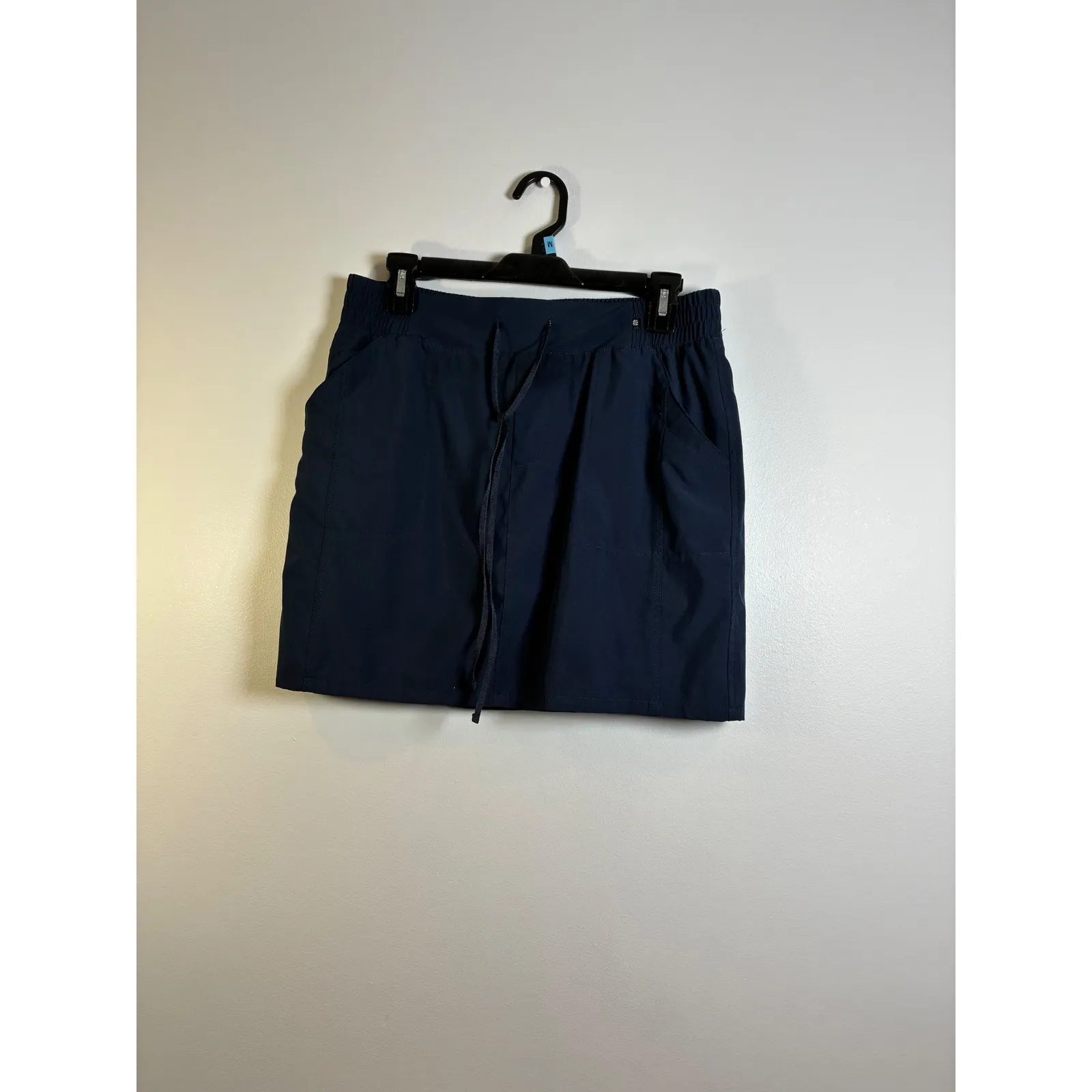 Marika Skort Athletic Skirt Pull On Drawstring Pockets Navy Blue Size S‎ - Image 2