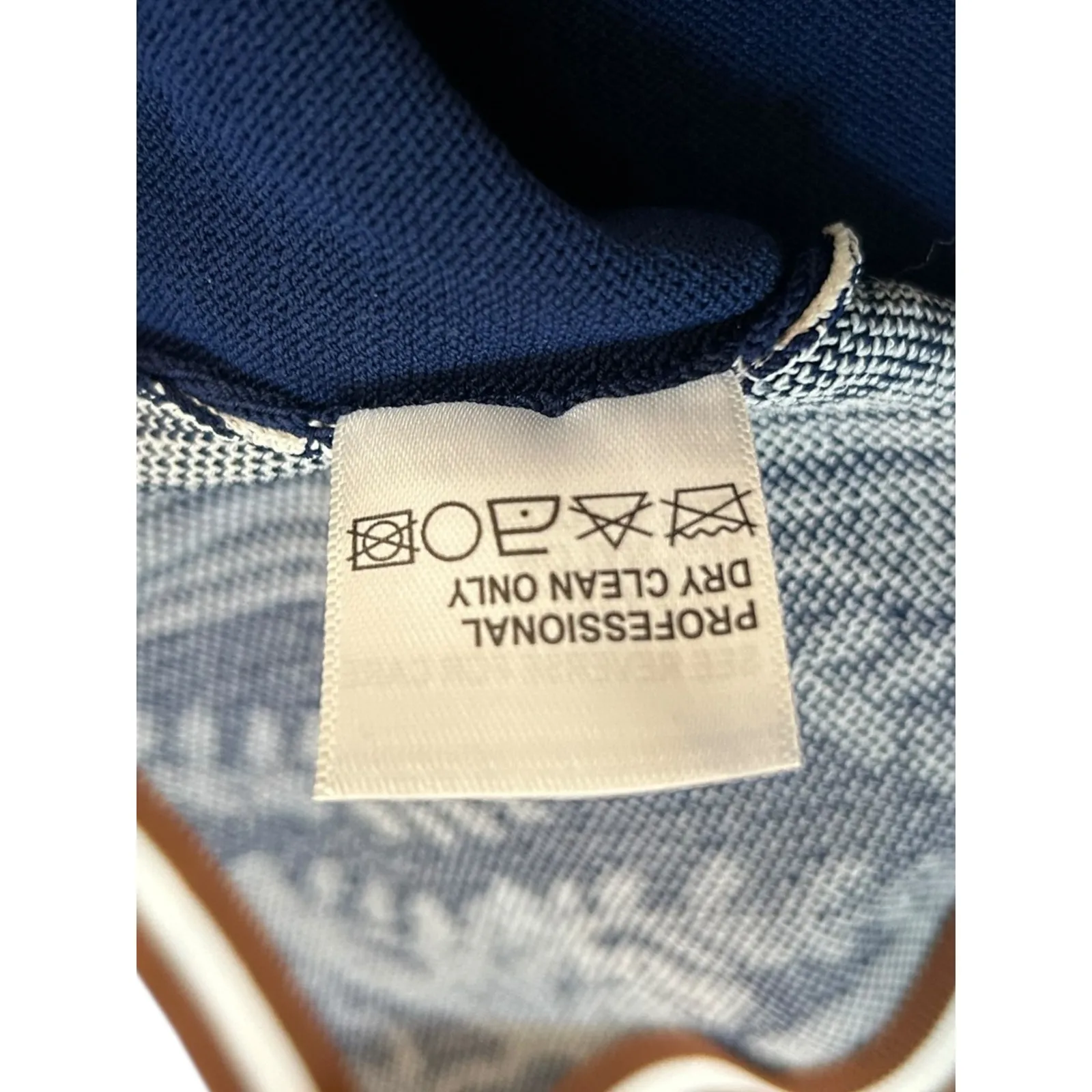 Carlisle Collection NWOT Knit Cardigan Tank Set Floral Print Navy Brown White XS - Image 8