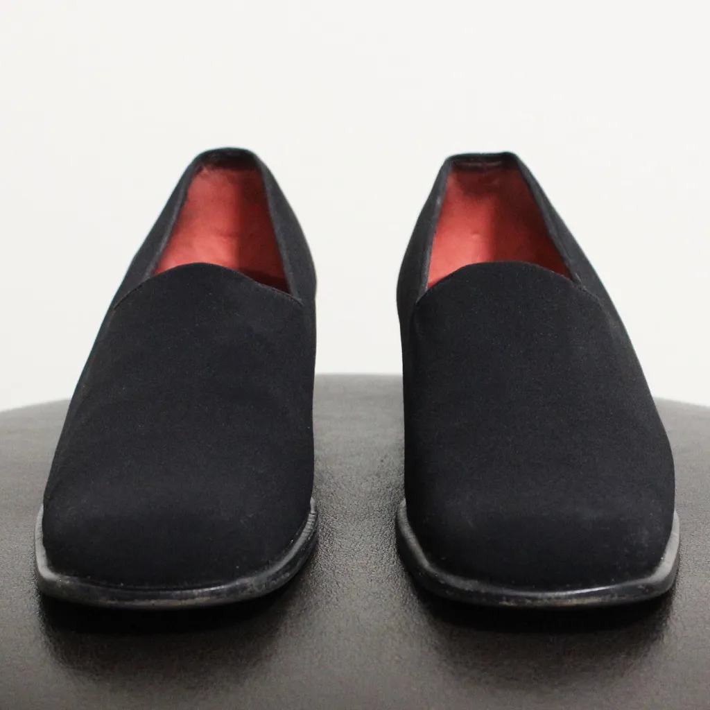 Salvatore Ferragamo Sport Black Nylon Square Toe - Image 2