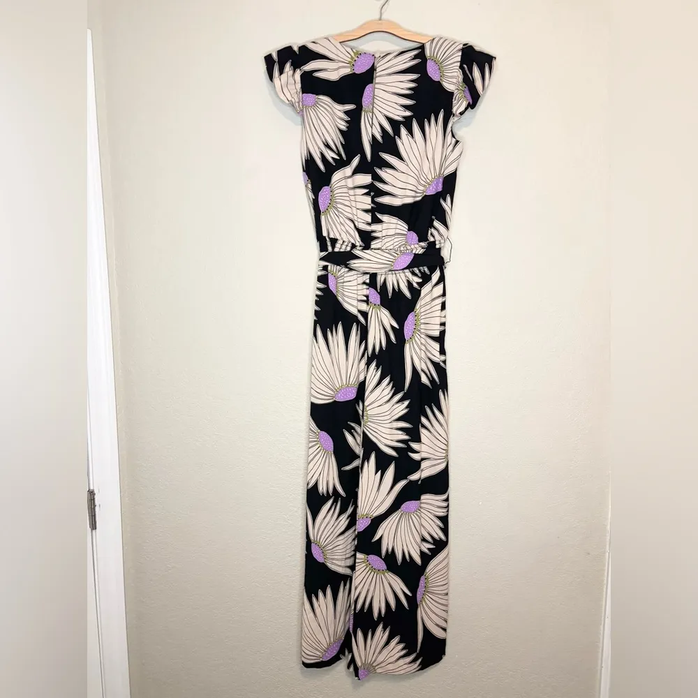 Kate Spade Falling Flower Wide Leg Jumpsuit Size 6 - Image 4