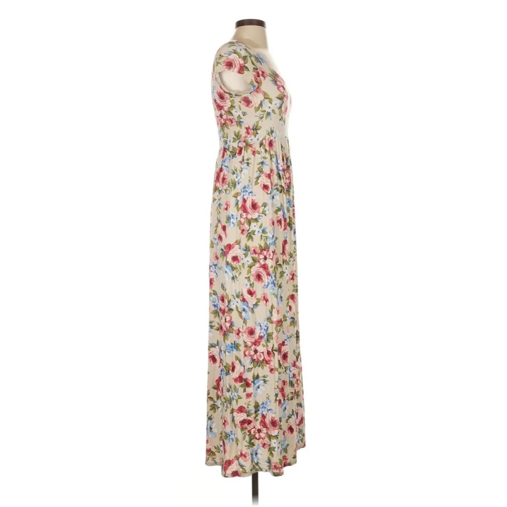 Chris & Carol Boutique Floral Maxi Dress Size Small NWT - Image 3