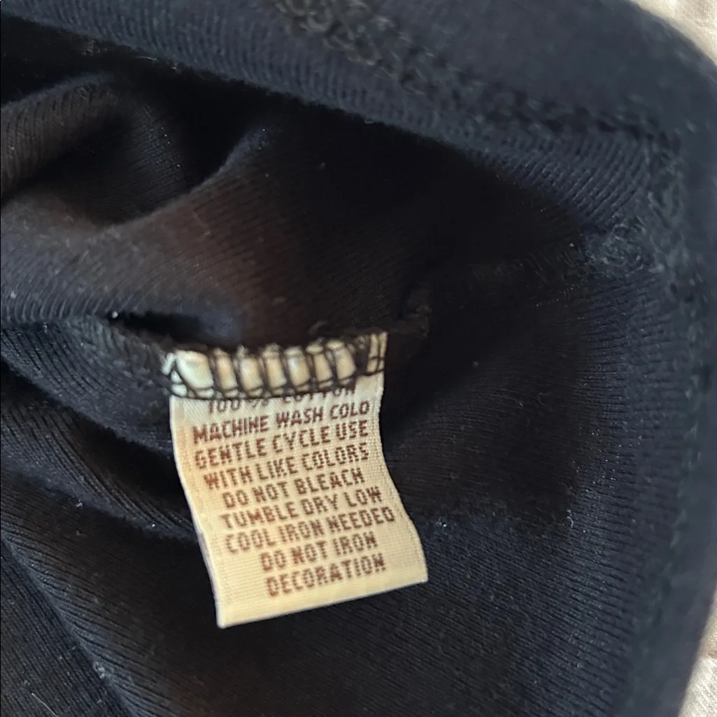 Vanilla sugar medium black, Y2K graphic, Paris floral bedazzled baby T - Image 6