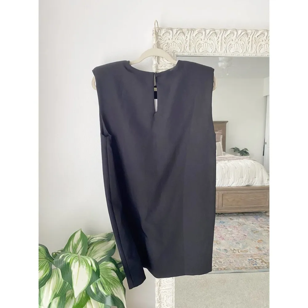 Zara Shoulder Pad Mini Shift Dress - Image 8