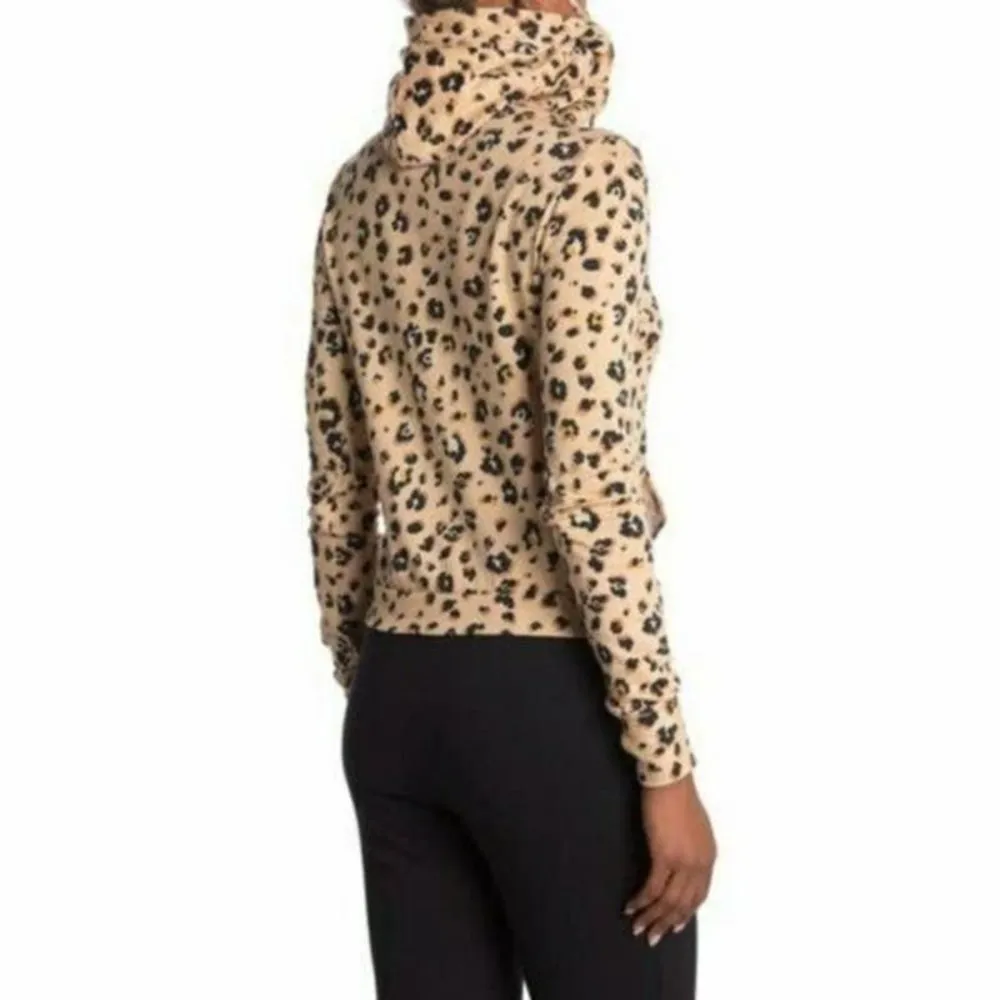 Love Fire Mask Hoodie Leopard​​​​​​​​​​ Brown - Image 3