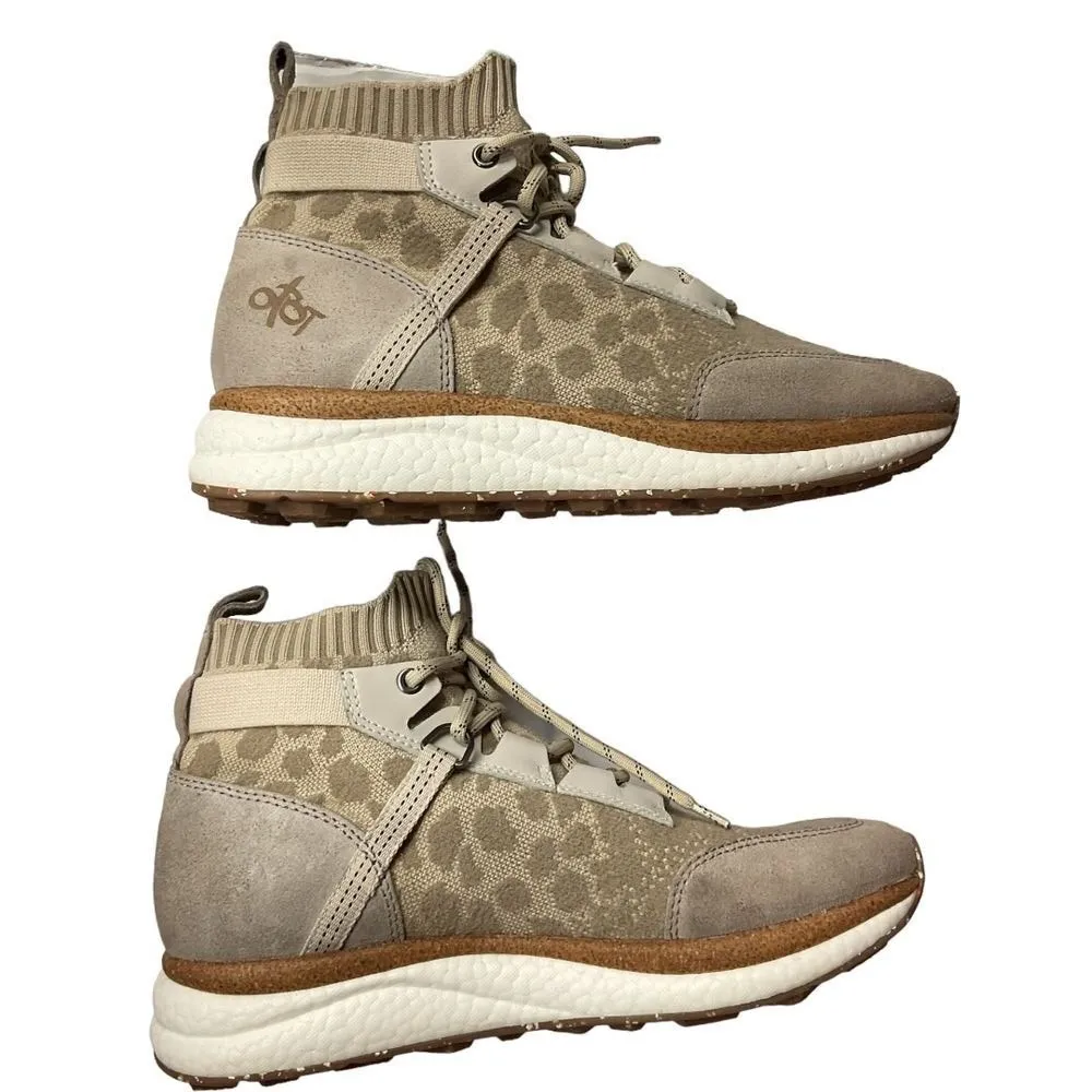 OTBT‎ Women's Size 10 Hybrid Leopard Animal Print High Top Calf Hair Sneakers - Image 8