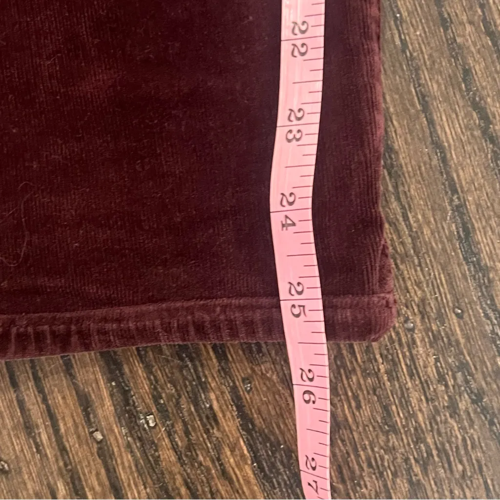 AG Adriano Goldschmied Burgundy Skinny Pants - Image 9