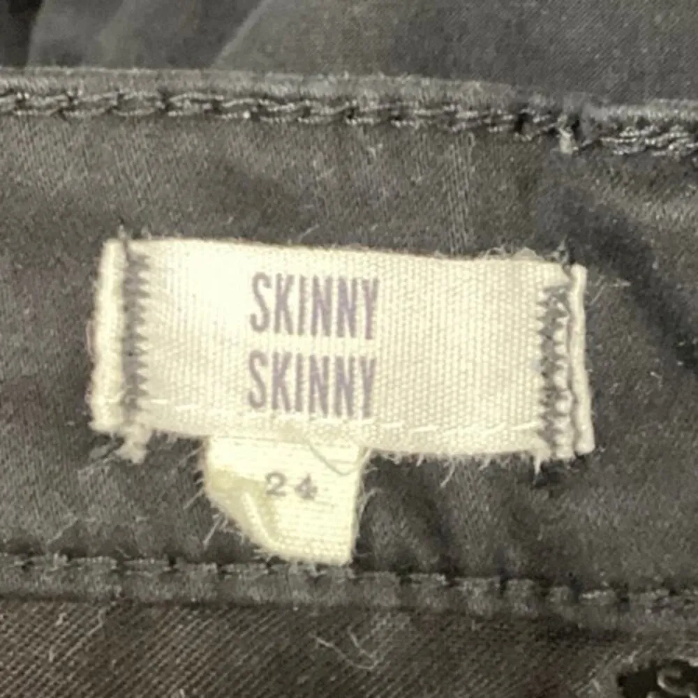 Madewell Women's Black Low Rise Stretchy Skinny Skinny Denim Jeans Size 24 - Image 6