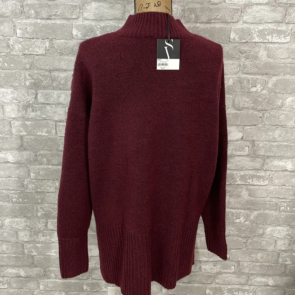 Simply Vera VeraWang Cable Knit Sweater Purple Size L - Image 5