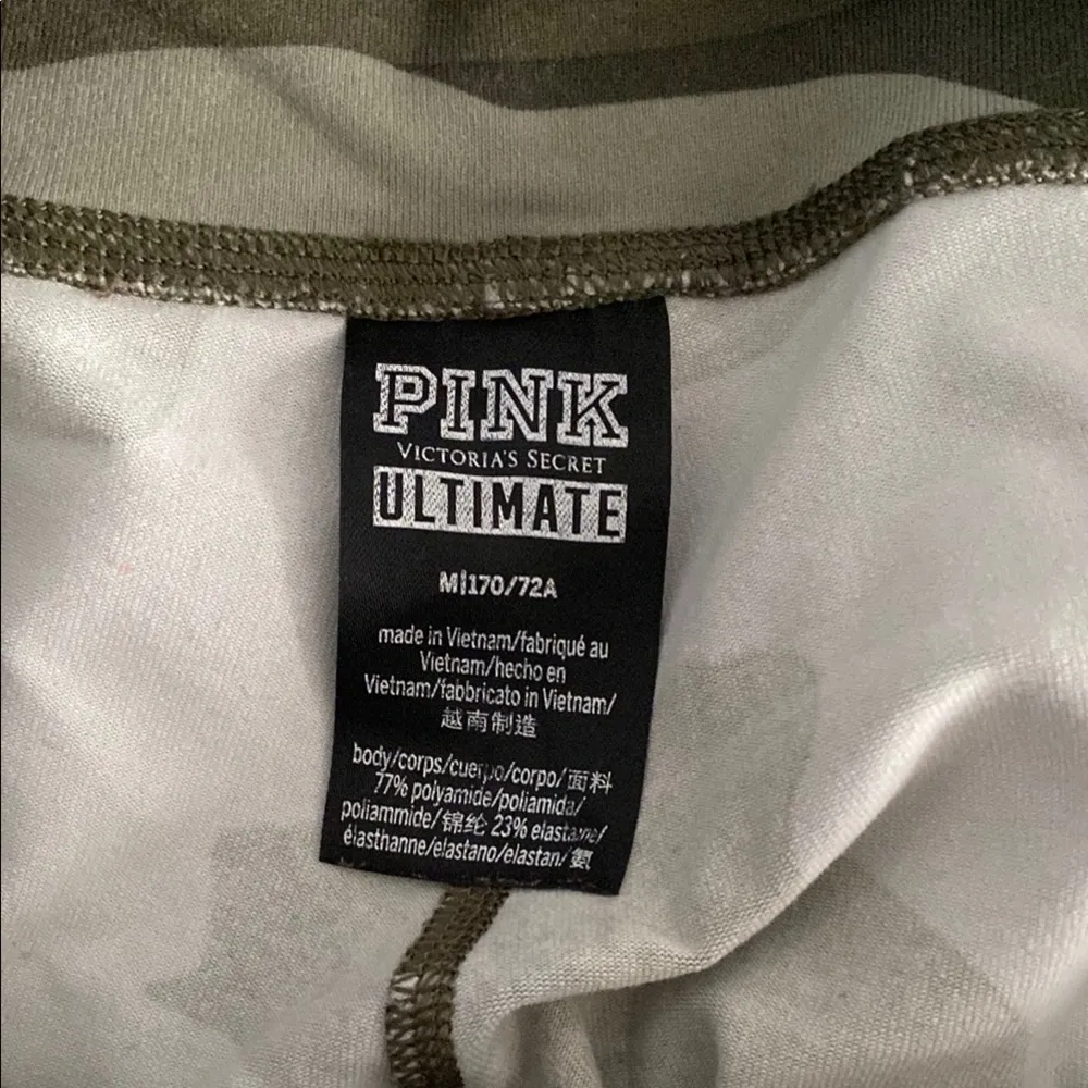 PINK Victoria's Secret Camouflage Leggings Green Brown - Image 4