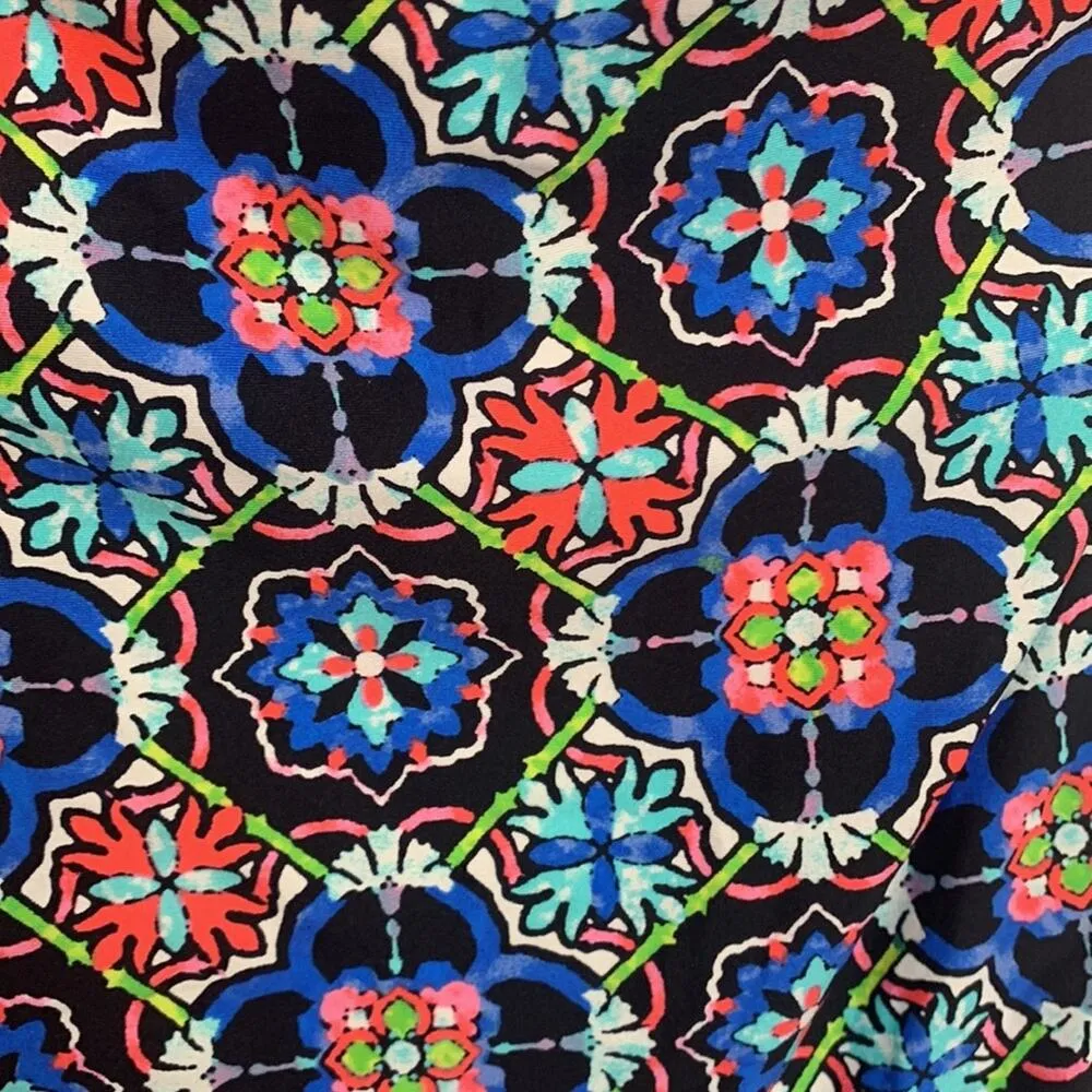 La Blanca womens 14 large one piece swimsuit bathing multicolor halter padded sl - Image 10