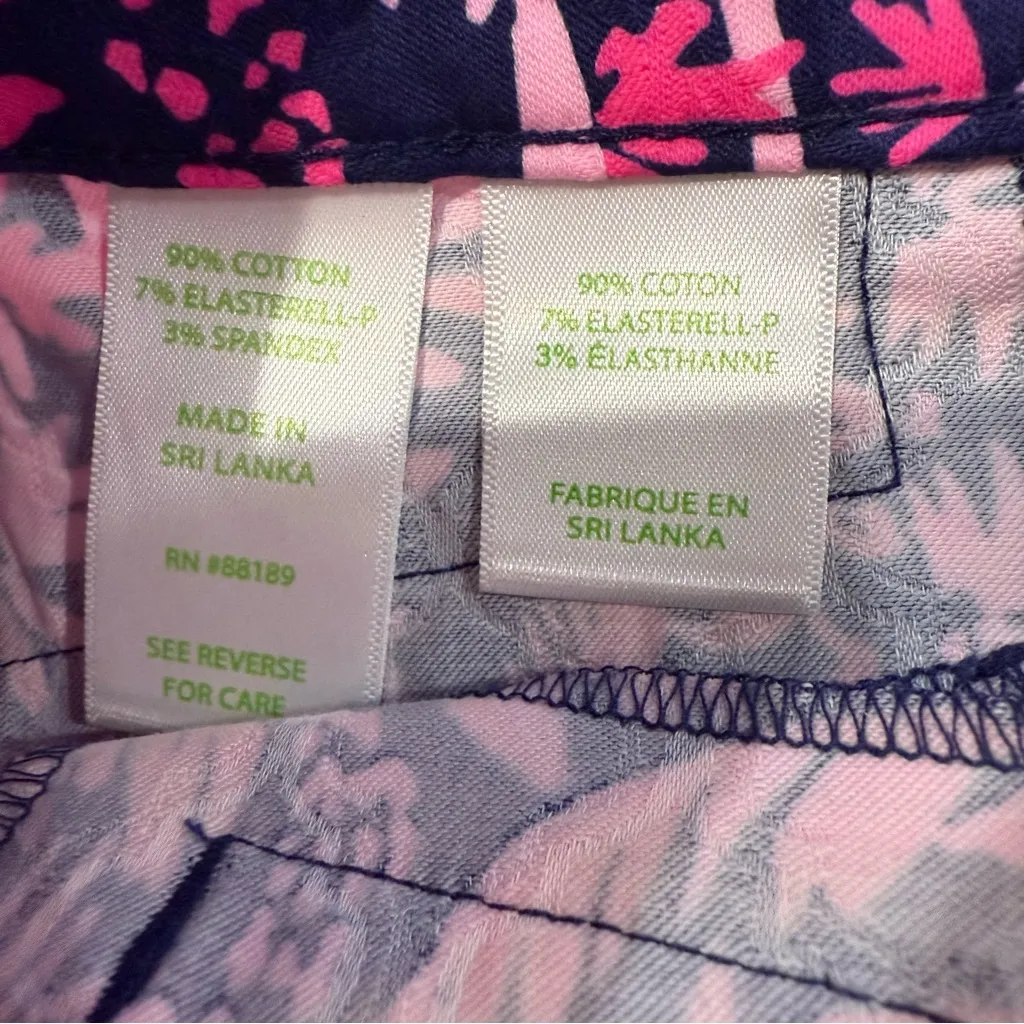 Lilly Pulitzer Kelly Skinny Ankle Pants Women’s 4 Bright Navy Swing Of Things - Image 10