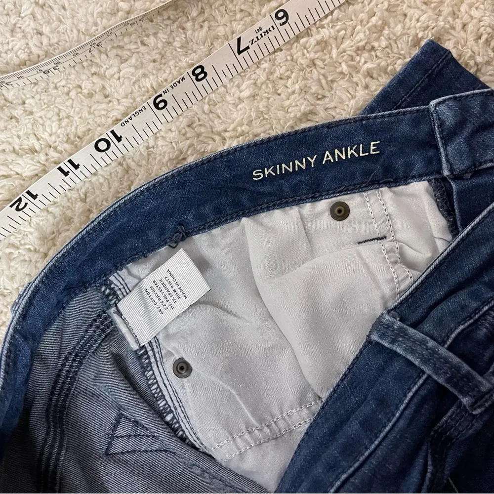 STYLUS Dark Blue Women's Skinny Ankle Jeans Size 31 - Image 5