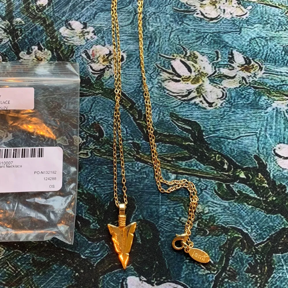 Jami Gold Arrowhead 24K GP Pendant Long Necklace - Image 10