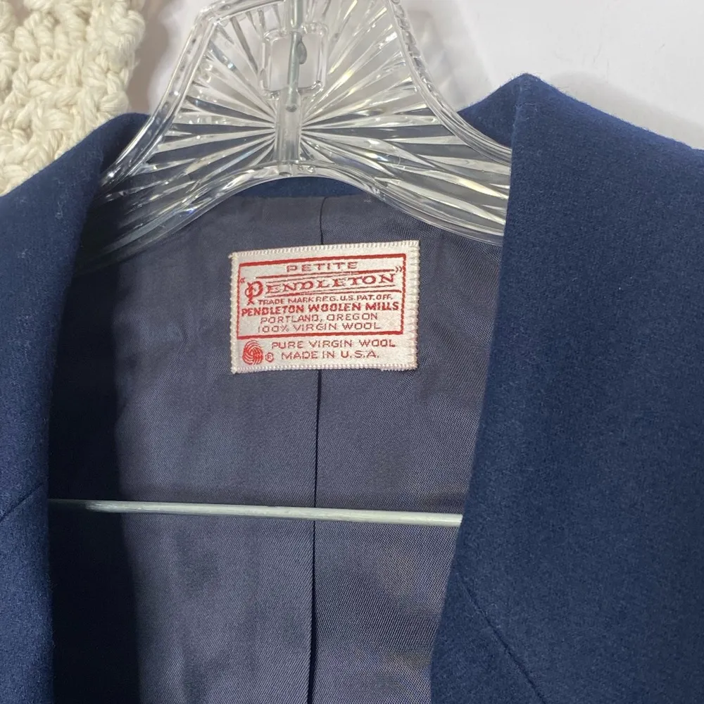 Pendleton  cropped wool blazer - Image 2
