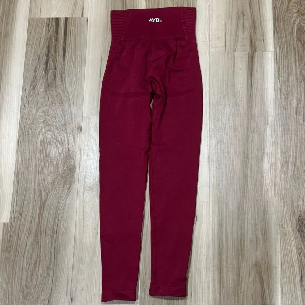 Aybl Red Athletic Leggings Women’s XS - Image 3