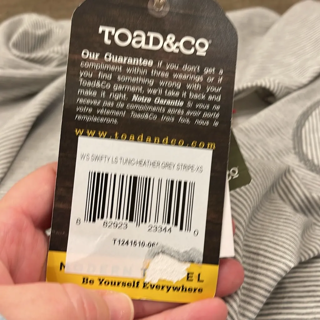 Toad & Co Swifty LS Tunic Gray. Size XS.‎ Gray - Image 5