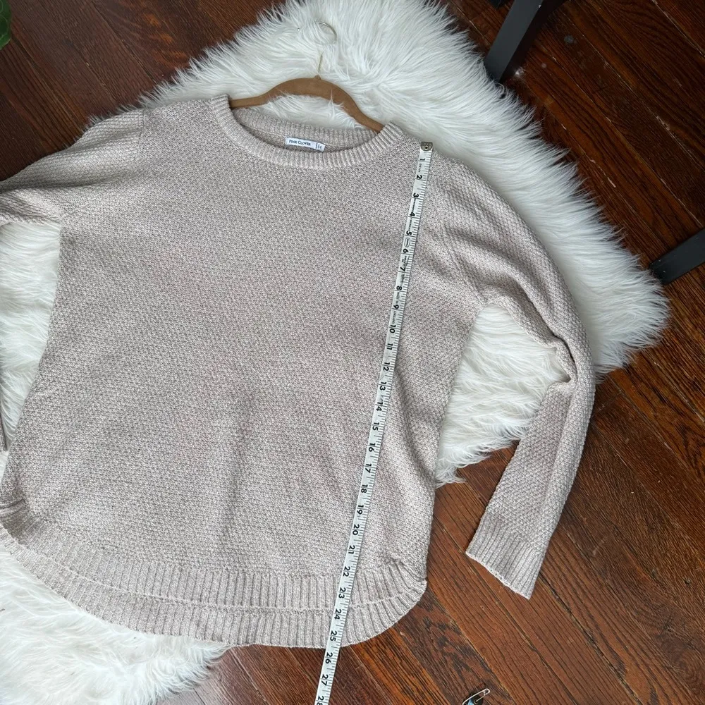 Neutral Cream Tan Soft Sweater - Image 6