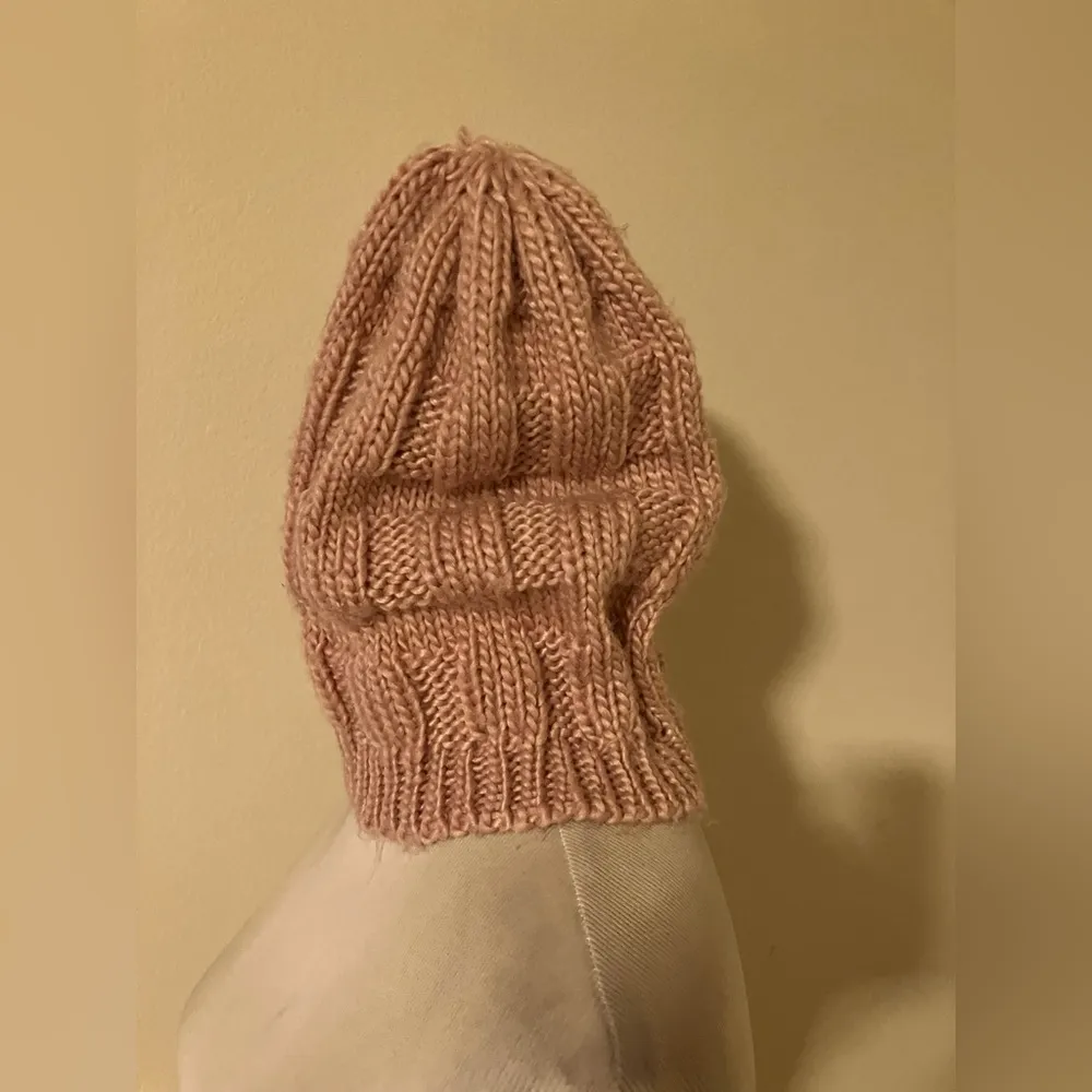 Women's knitted hat pink - Image 9