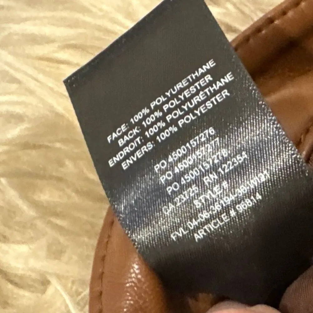 Aritzia Wilfred Rebel Vegan Leather Pants size 00 - Image 7