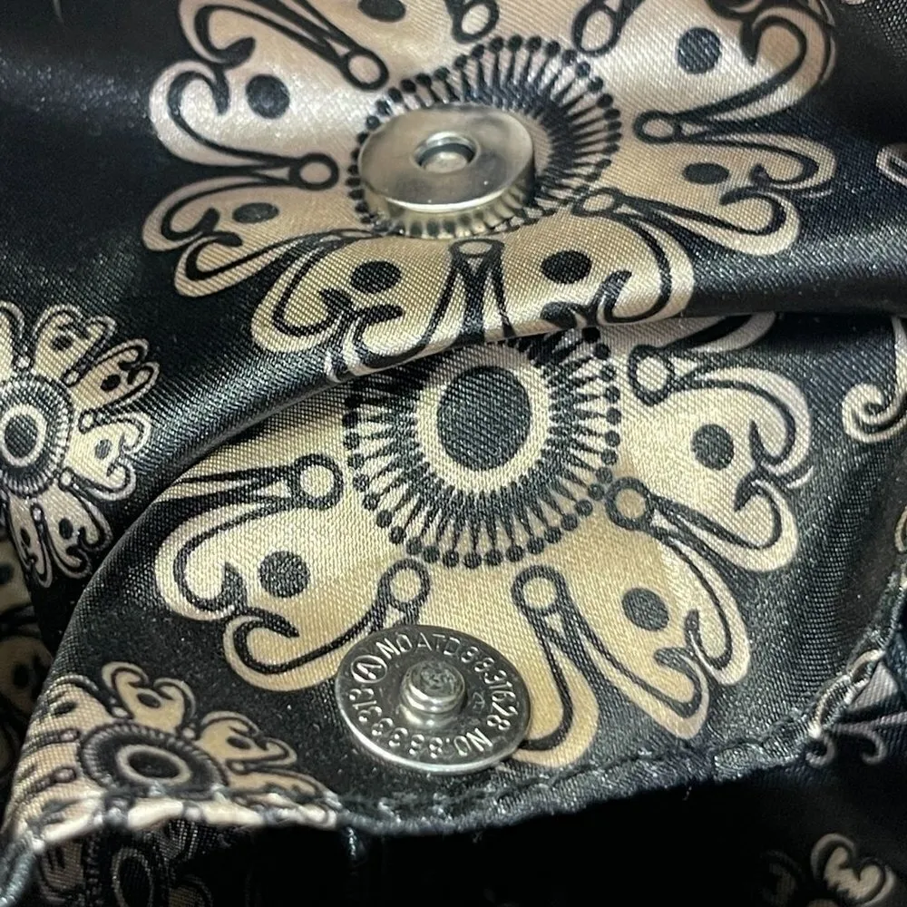 Grace Adele Cora in Cognac Crossbody Handbag Purse Brown Vegan Leather - Image 7