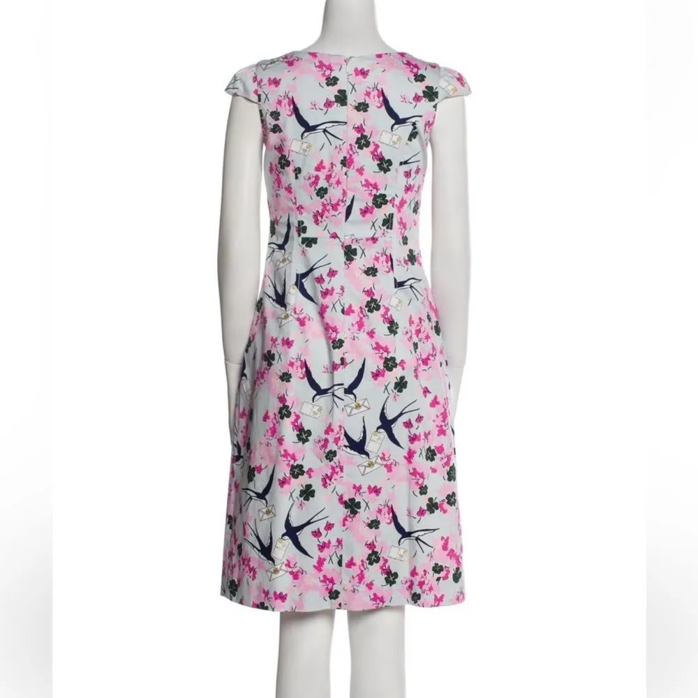 NWOT Carolina  Herrera love Floral Pink Dress - Image 5
