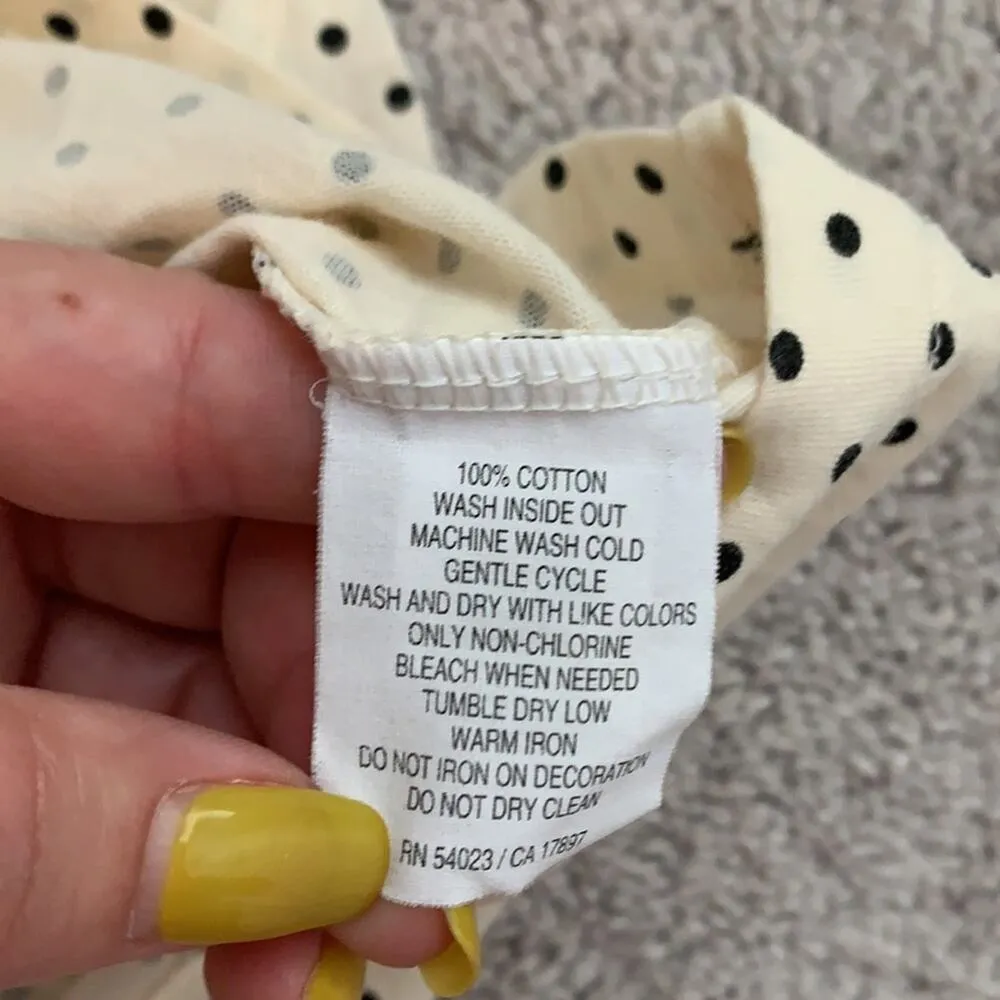 Old Navy Polkadot Racerback Babydoll Tank Womens XS - NWOT - Image 5