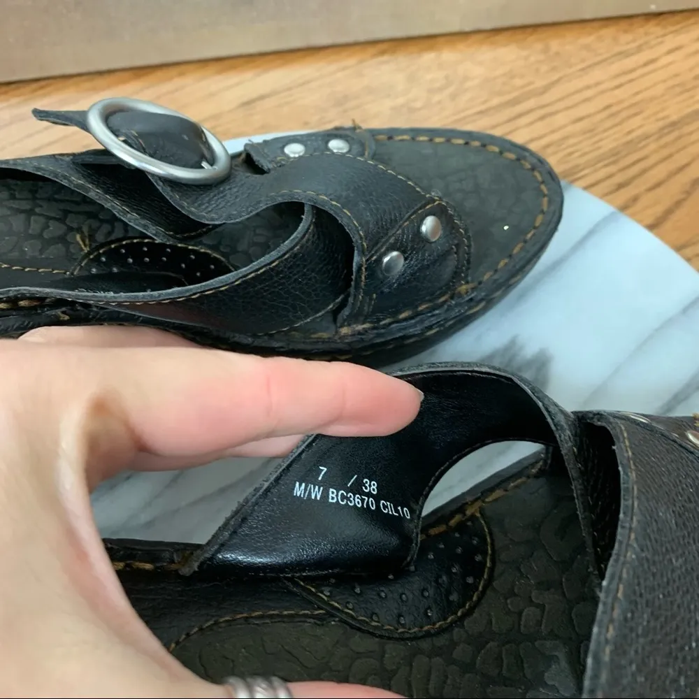 Born Concepts | Open Toe Heels Brown Size 7 - Image 5