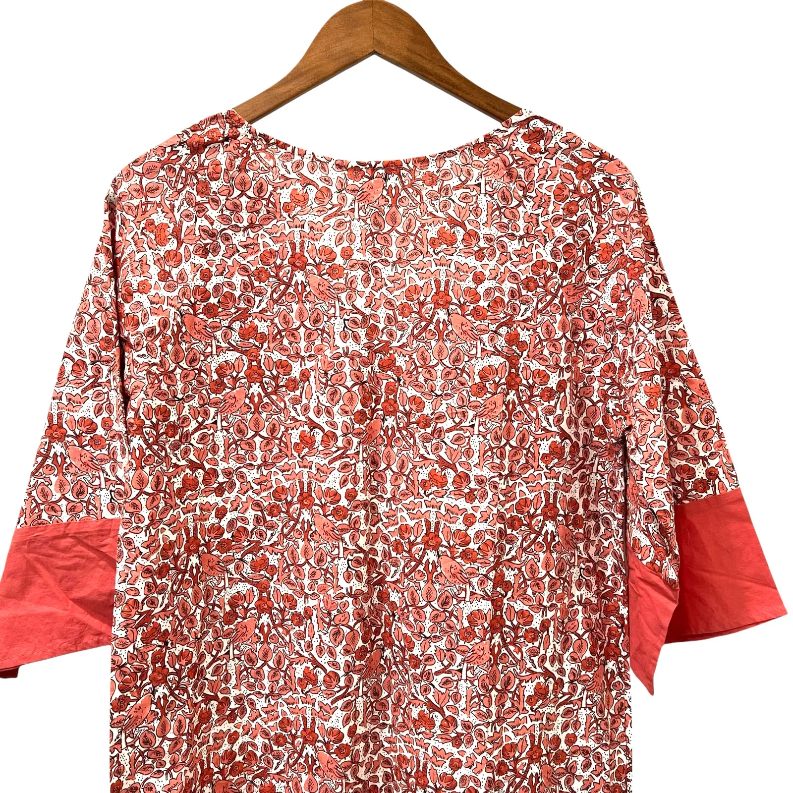 Pomegranate Womens Orange Bird Caftan Cover Up Size XS New with Tags NWT - Image 8