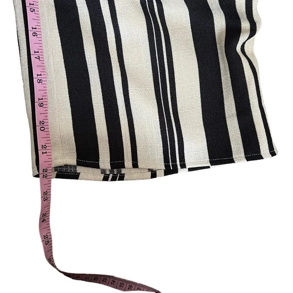 MAJORELLE Carisma Pant in Black Stripe Waist Tie NWT Size Small - Image 5