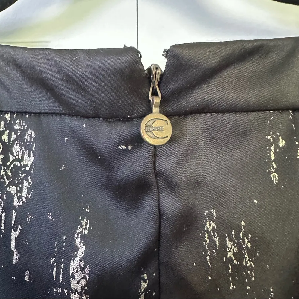 Roberto Cavalli Just Cavalli Black Dress Metallic Accents Size 42 IT - Image 3