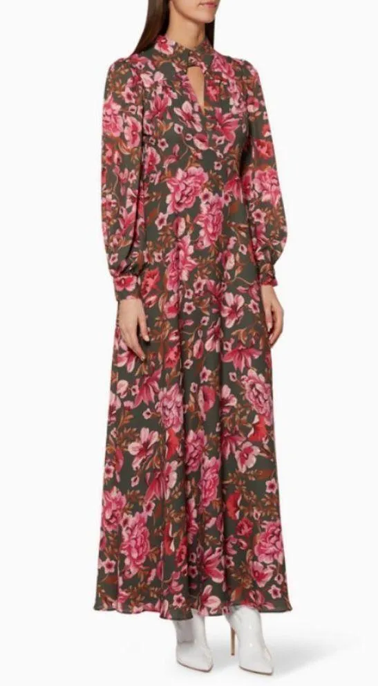 đź’•FAME & PARTNERSđź’• The Capulet Dress ~ Floral Print Maxi Dress Long Sleeve 8 - Image 1