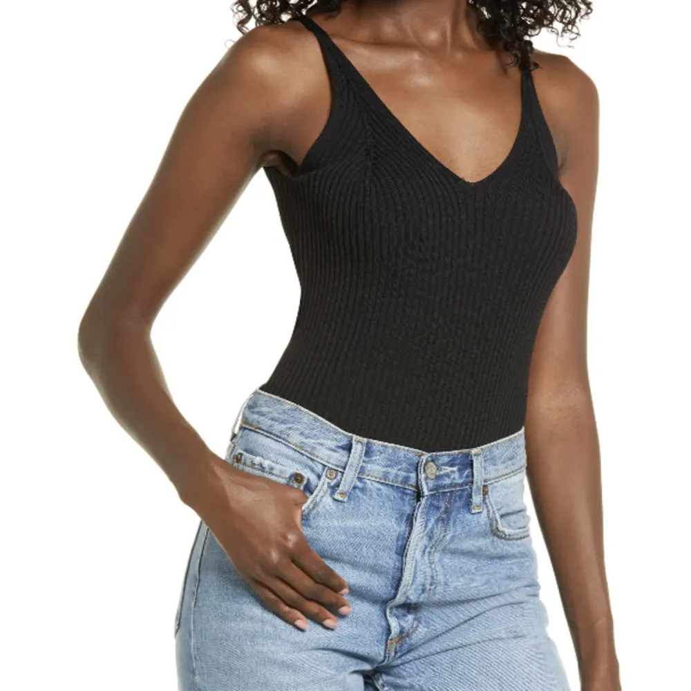 WAYF Clifton Cutout Rib Sweater, Size M​​​​​​​​​​​ - Image 3