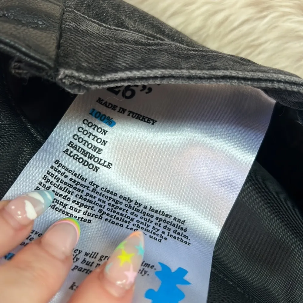 Ksubi Jean Leather Shorts - Image 4