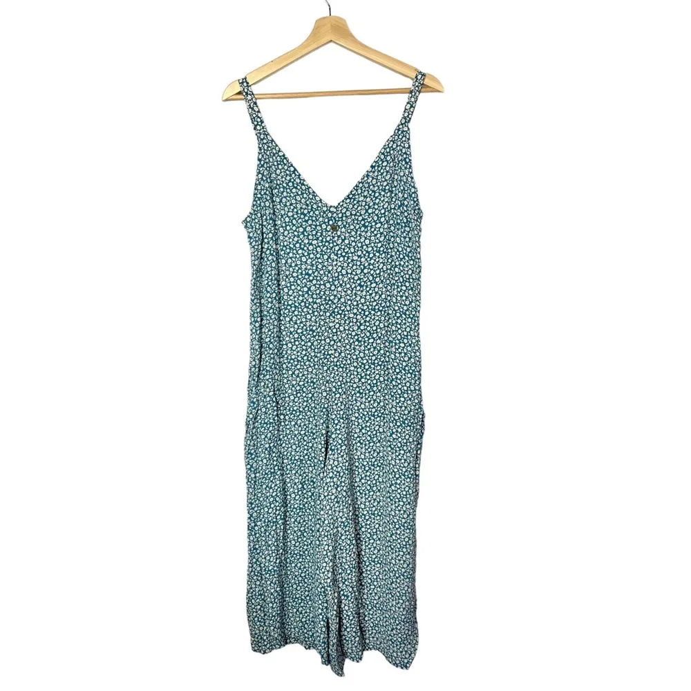 Billabong Florida Blue Haze Floral Cropped Jumpsuit 10 - Image 21