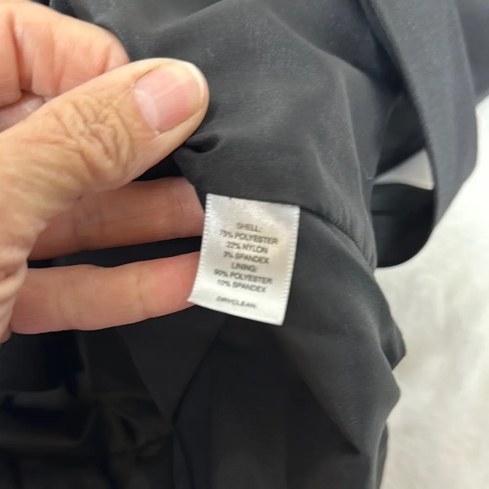 White House Black Market Black Cut-Out Sheath Midi Dress - Image 9