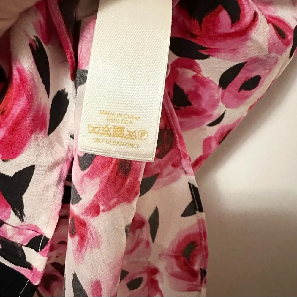 Kate Spade Silk Rose Print Tank XS - Image 5