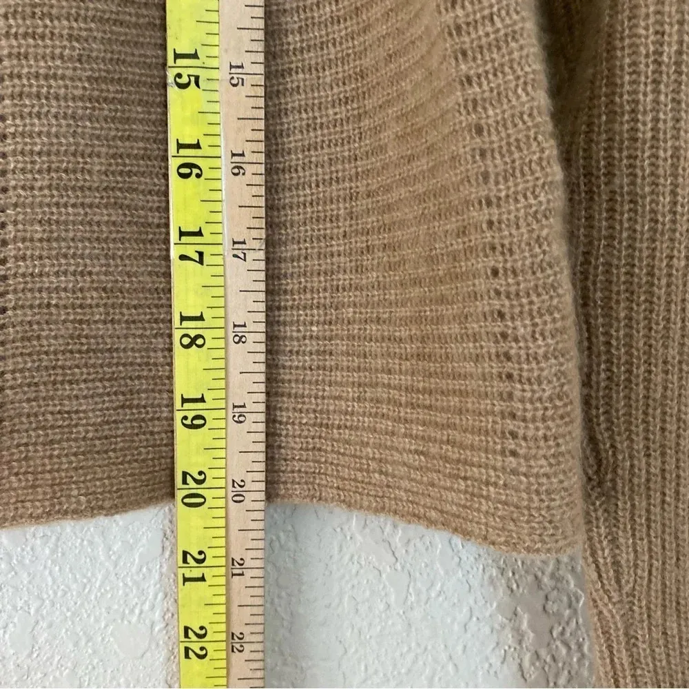 Halogen 100% Cashmere Rib High Neck cowl‎ Sweater Boxy - Image 9